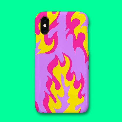 FLAME LILAC PHONE CASE - Apple iPhone X / XS