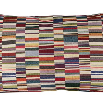042 Jacquard rayas cortas claro 60x40