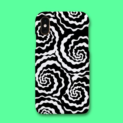 MONO SWIRL PHONE CASE - iPhone XS Max