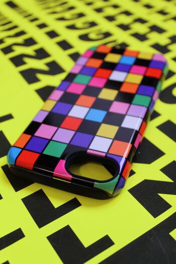 COQUE DE TELEPHONE MULTI DAMIER - iPhone XR 2