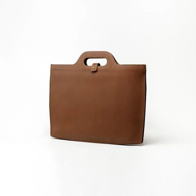 Tan leather bag M