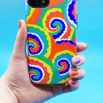 RAINBOW SWIRL PHONE CASE - iPhone SE (2020)