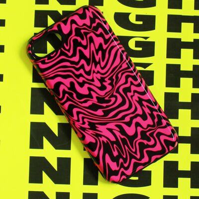 TRIPPY PHONE CASE - blk/pnk - iPhone SE (2020)