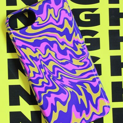 TRIPPY PHONE CASE - blu/ylw/pnk - Apple iPhone 5/5s