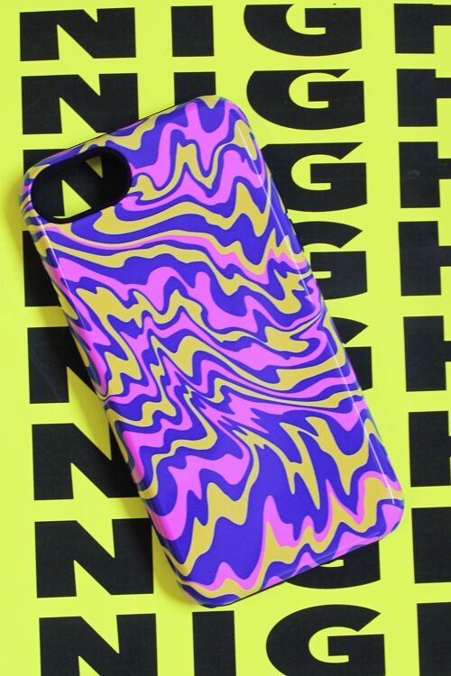 TRIPPY PHONE CASE - blu/ylw/pnk - iPhone XS Max