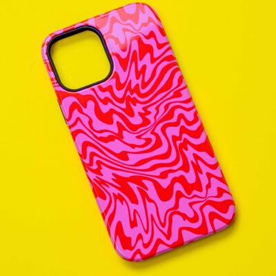 TRIPPY PINK & RED PHONE CASE - iPhone 11 Pro