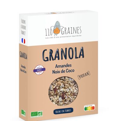 Granola di mandorle e cocco biologico