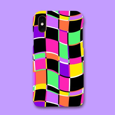 WARP CHECK PHONE CASE - Apple iPhone X / XS