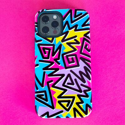 ZIGZAG CLASH PHONE CASE - Apple iPhone X / XS