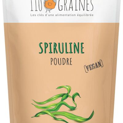 Polvo de espirulina orgánica