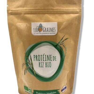 Proteína de arroz orgánico