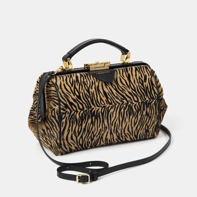 The Sophie - Midnight Black & Tiger Print Haircalf