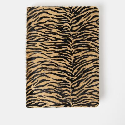 The A5 Notebook - Tiger Print Haircalf