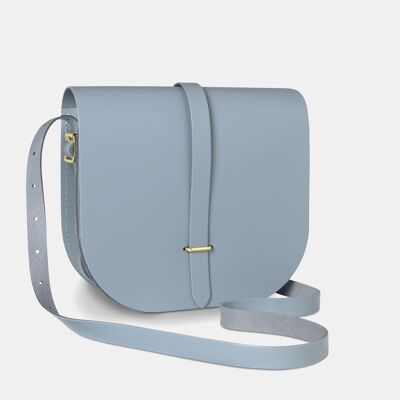 The Large Saddle Bag - French Grey