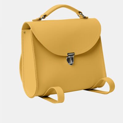 The Poppy Backpack  - Indian Yellow Matte