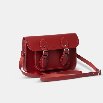 The 11 Inch Satchel -  Red