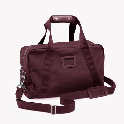 The Canvas Weekend Bag - Oxblood