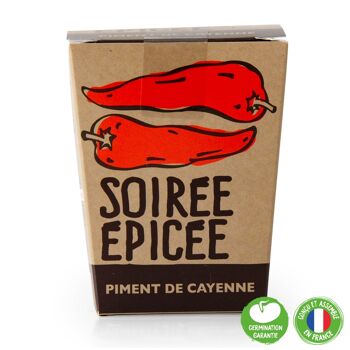 Kit message Soirée Epicée - Piment de Cayenne 1