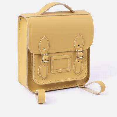 The Small Portrait Backpack - Indian Summer Yellow Matte