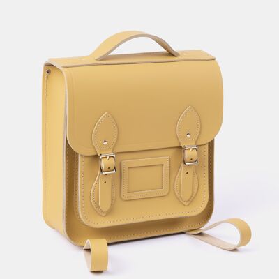 The Small Portrait Backpack - Indian Summer Yellow Matte