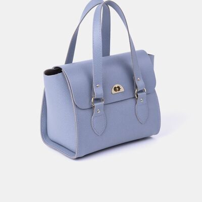 The Small Emily - French Grey Saffiano