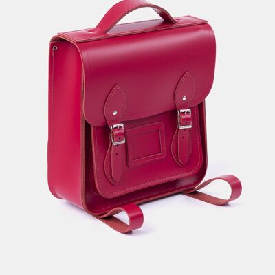 The Small Portrait Backpack  - Crimson