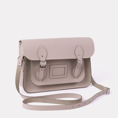 The 13 Inch Satchel  - Biscuit Matte