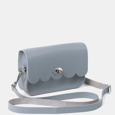 The Small Cloud Bag - French Grey Saffiano