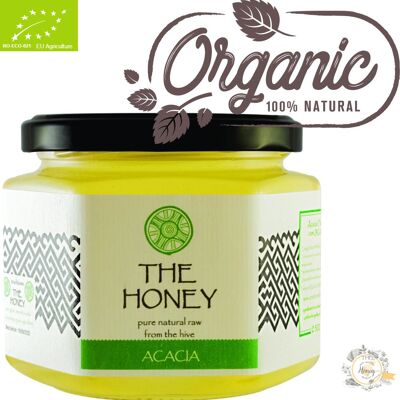 100% organic! sheer perfection for tea and coffee! acacia honey