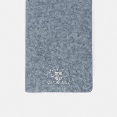 The University of Cambridge A5 Notebook - French Grey Saffiano