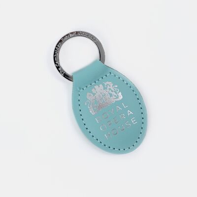 The Royal Opera House Keyring - Cambridge Blue