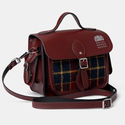 The Royal Opera House Traveller -  Oxblood & ROH Tweed