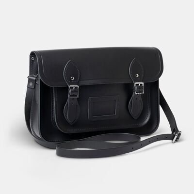 The 13 Inch Satchel -  Black