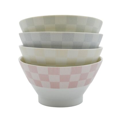 Set of 4 Miyama bowls