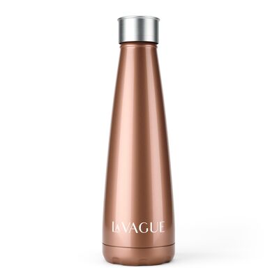 GRAVITY Edelstahl-Isolierflasche - rosegold