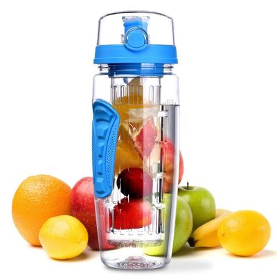 VITALITY drinking bottle with insert - blue
