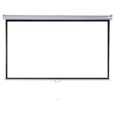 LV-HM120 16:9 Manual Extendable Roller Blind Projection Screen - White