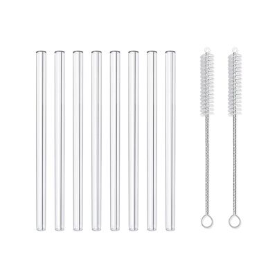 SMOOTHIE PETITE Reusable Glass Straw Set - Clear III