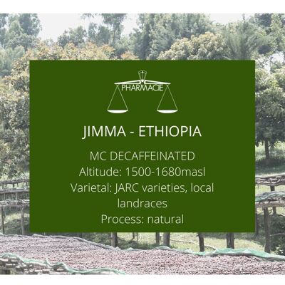 Jimma, Etiopía DECAF - Espresso Roast - Espresso - 250g