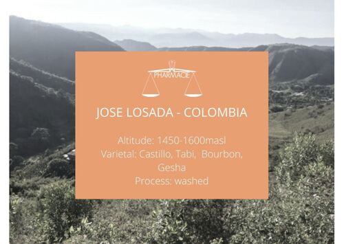 Jose Losada, COLOMBIA — Espresso Roast - Espresso - 250g