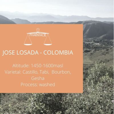Jose Losada, COLOMBIA — Tueste Espresso - Espresso - 250g