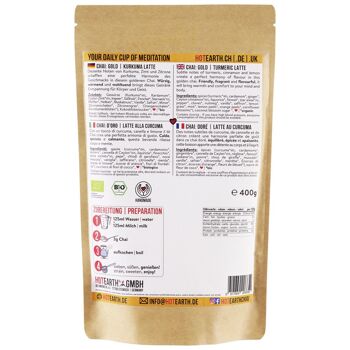 Golden Chai, bio 250g, sachet 3