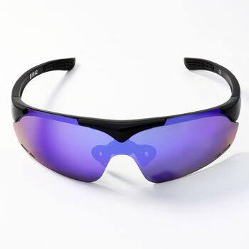 SUNUP Magnet Sports Lunettes de soleil Matt Black / Full Revo Blue 2