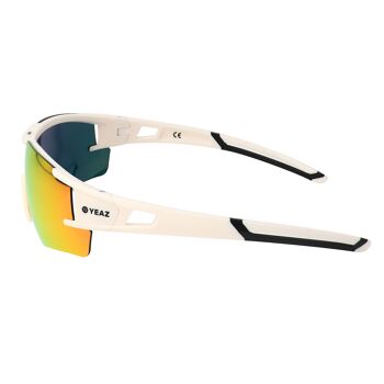 SUNBLOW lunettes de soleil sport blanc crème/rose 3