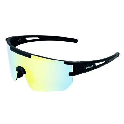 Gafas de sol deportivas SUNSPARK Negro/Verde Dorado