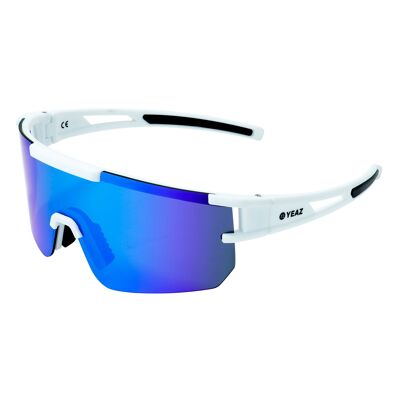 Gafas de sol deportivas SUNSPARK Blanco Brillante/Azul