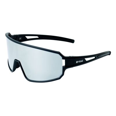 SUNWAVE sports sunglasses Black/Silver Mirror