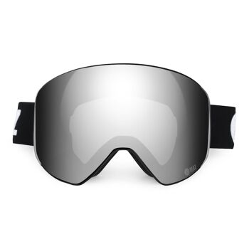 APEX magnet ski snowboard masque argent miroir/argent 2