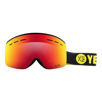 Masque de ski et snowboard RISE noir 2