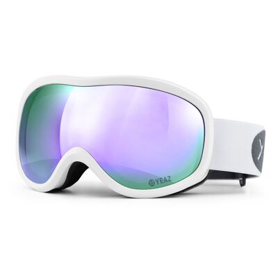 STEEZE ski and snowboard goggles violet/white